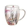 thumbnail image 1 of Double Walled Glass Coffee Mugs with Handles, Large Insulated Layer Coffee Cups, Clear Borosilicate Mugs, Perfect for Cappuccino, Tea, Microwave Safe, 1 of 5