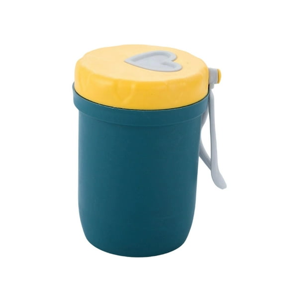 Double-Walled Insulated Breakfast Cup, Microwave-Safe Water Bottle, Portable Food Container, Heat Retention Cup for Drinks and Oatmeal, Travel-Friendly Design