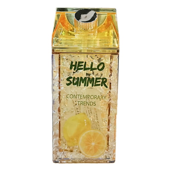 Double Walled Insulated Milk Carton Water Bottle Oz Leakproof Square Container For Outdoor Travel Sports And Camping