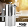 thumbnail image 1 of Double Walled Stainless Steel Coffee Maker French Press Tea Pot with Filter (800ML), 1 of 8