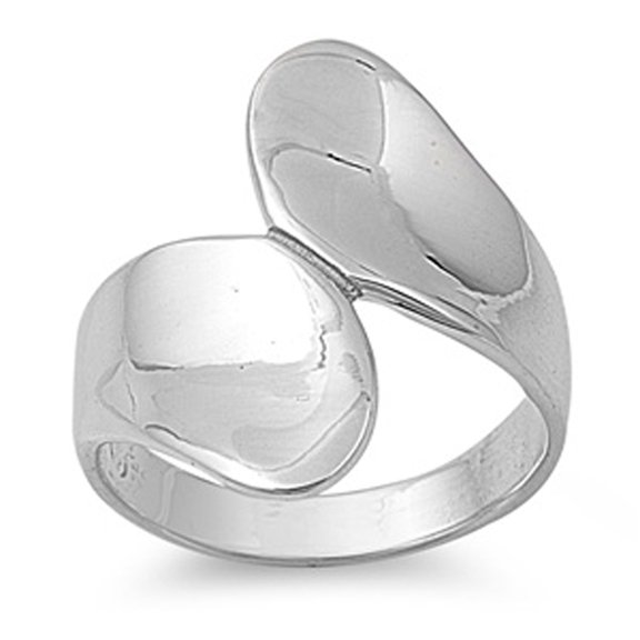 Double Wave Shank Criss Cross Knot Ring .925 Sterling Silver Band Jewelry Female Male Unisex Size 6