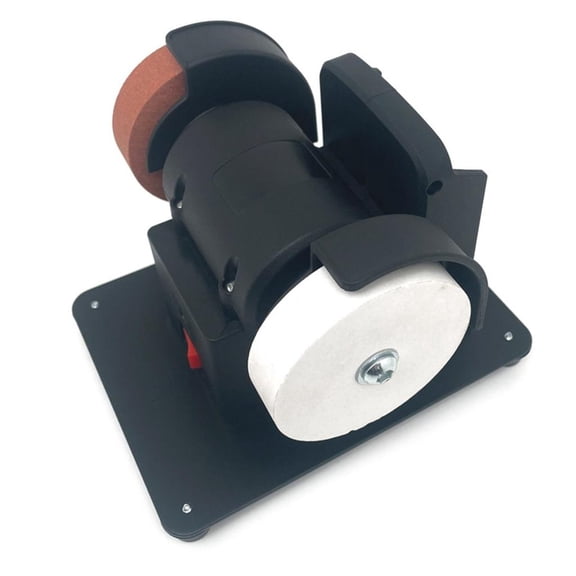 Double Wheel Small Grinder Grinding Machine For 18V Lithium Batteries Including Guard by LUVNIMB