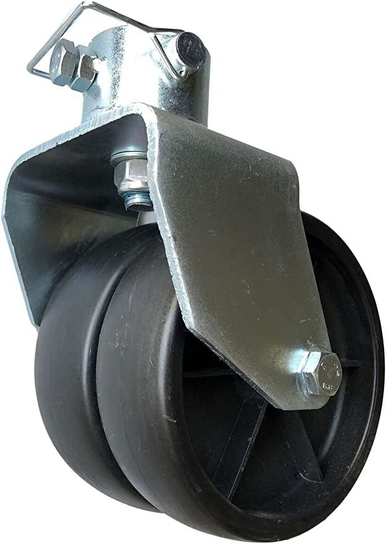 Double Wheel Trailer Jack Caster with Pin (2500 Pound Rated) - Walmart.com