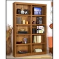 thumbnail image 1 of Double Wide Bookcase, Dry Oak Finish 10 Shelves, 1 of 1