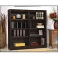 thumbnail image 1 of Double Wide Bookcase, Espresso Finish 8 Shelves, 1 of 1