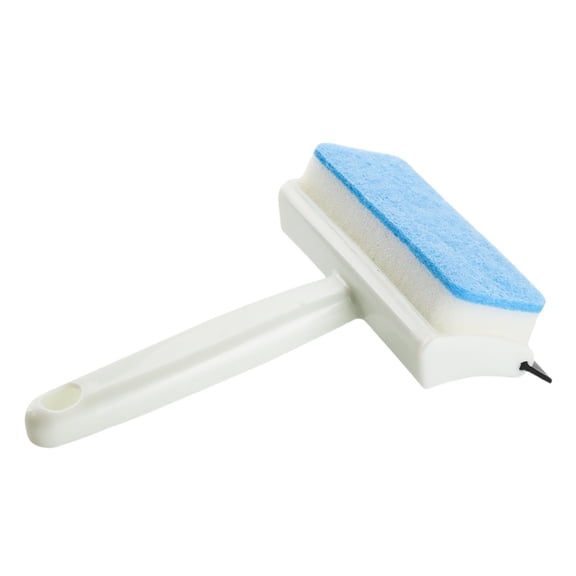 Double Window Cleaning Set for Home and Car – Scrubber Sponge with Rubber Scraper for Glass Versatile Cleaning Tool for Windows and Doors