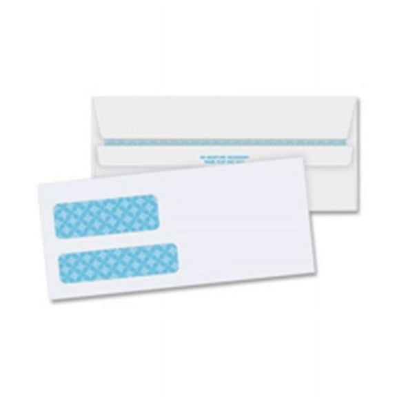 Double Window Envelopes- No. 9- 3-.88in.x8-.88in.- White