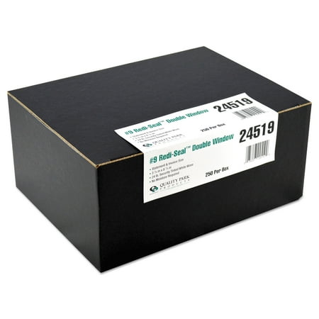 Quality Park, QUA24519, No. 9 Redi-Seal Security Envelopes, 250 / Box, White
