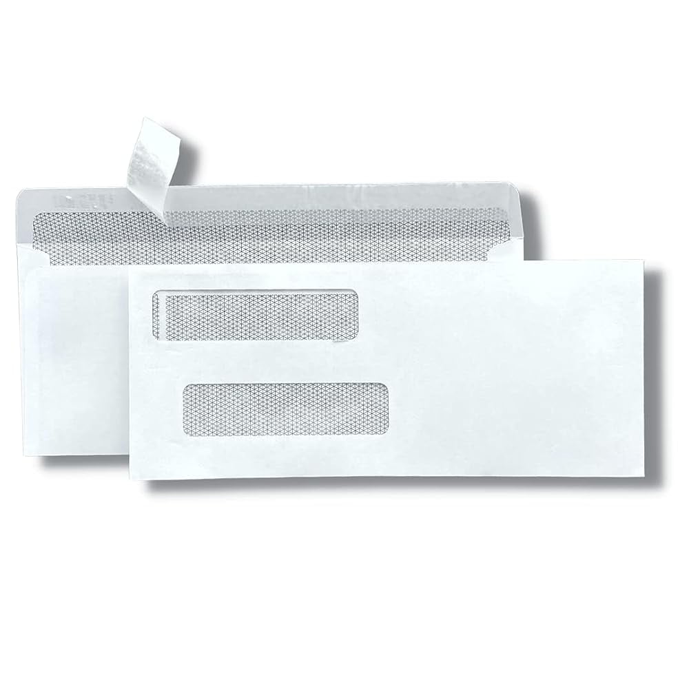 Double Window Self Seal Security Business Mailing Envelopes For