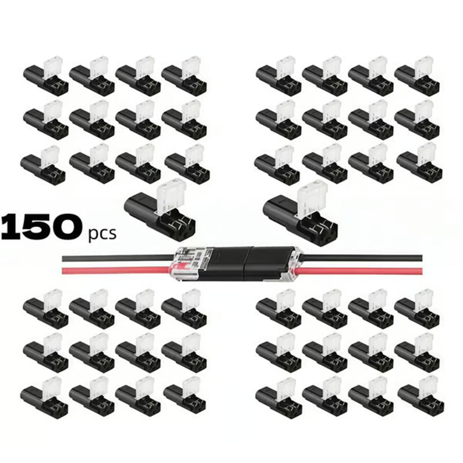 Double-Wire Plug-in Connector Led Light Strip Connectors 2 Pin, Low ...