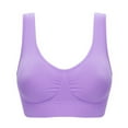 thumbnail image 1 of Double Women Plus Size Strapless Bra Bandeau Tube Removable Padded Top Stretchy sports bras for women Gather bra, 1 of 5