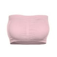 thumbnail image 1 of Double Women Plus Size Tube Top Dress with Straps Strapless Bra Bandeau Tube Tops for Women Plus Size Removable Padded Top Stretchy, 1 of 1