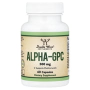 Double Wood Supplements Alpha-GPC, 300 mg, 60 Capsules