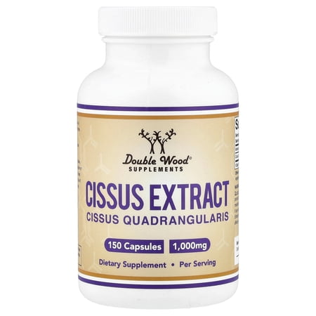 Double Wood Supplements Cissus Extract, 150 Capsules (500 mg per Capsule)