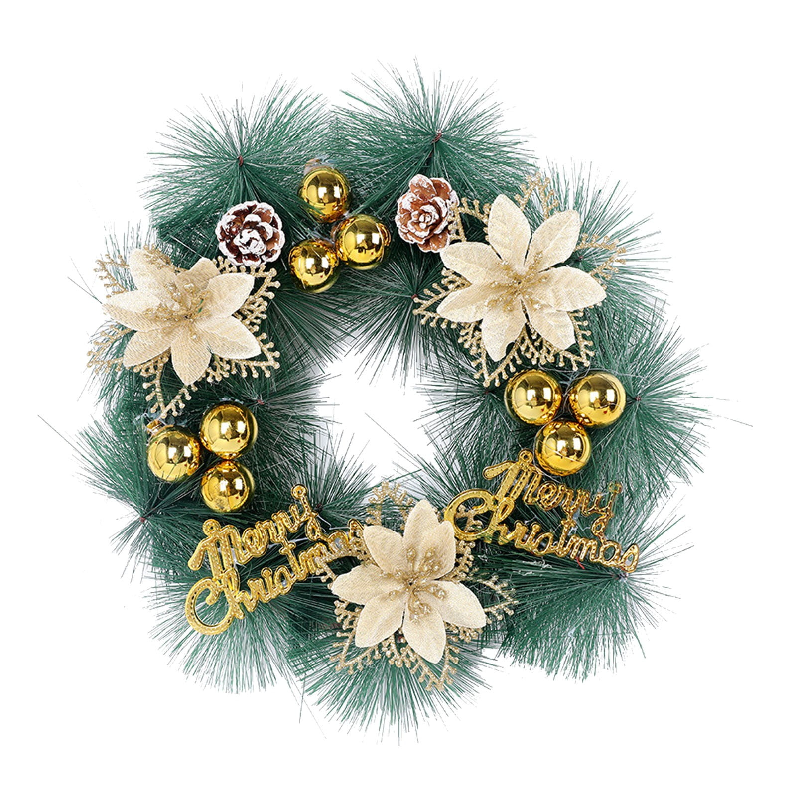 Double Wreath Door Hanger Door Wreath Holder Knob Christmas Decorations