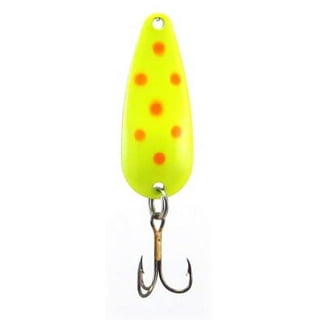 Nungesser Saltwater Painted Shad Spoon Fishing Lure, Pink, 1 1/2