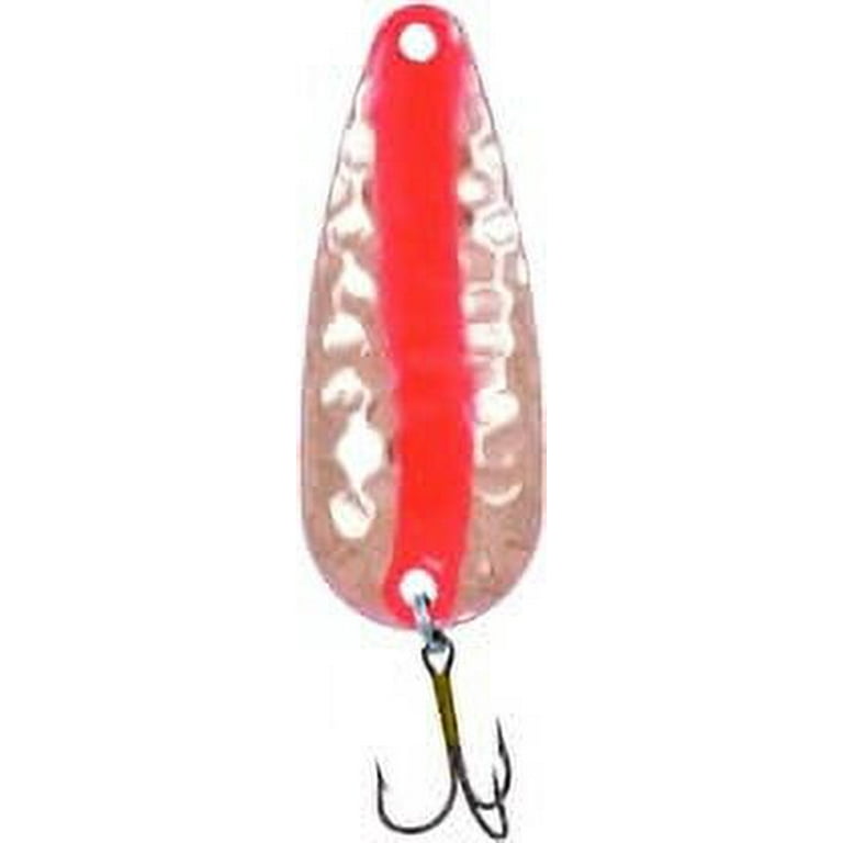 Double X Tackle Pot-o-gold Bass & Trout Spoon Fishing Lure, Red/White  Stripe, 1/4 oz., Fishing Spoons 