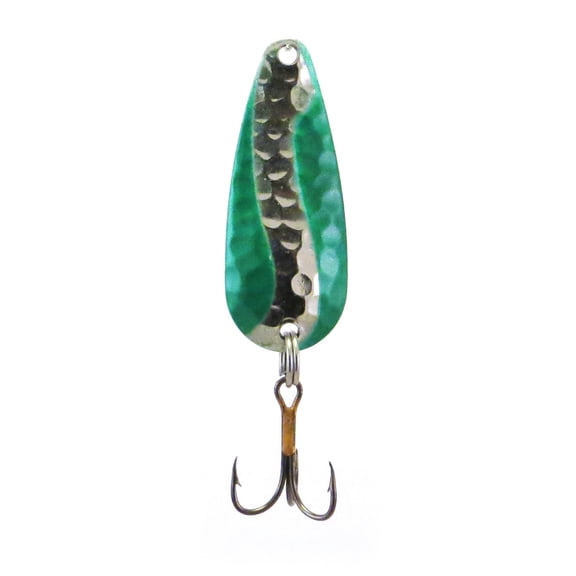 Rainbow Plastics Pot-O-Gold Spoons Hammered Nickel Met Green Outside 1/4oz