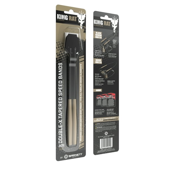 Double- X Tapered replacement slingshot band