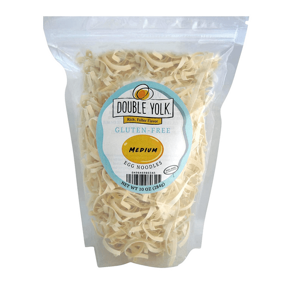 Double Yolk Gluten Free Medium Egg Noodles, 2-Pack 10 oz. Bags