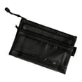 thumbnail image 1 of Double Zipper Mesh Pouches With See Through Design, Large Capacity Nylon Zipper Bags For Puzzle Storage And Office Supplies, Multipurpose Clear Pouches For Travel And Cosmetics, 1 of 5