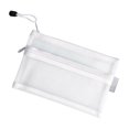 thumbnail image 1 of Double Zipper Mesh Pouches With See Through Design, Large Capacity Nylon Zipper Bags For Puzzle Storage And Office Supplies, Multipurpose Clear Pouches For Travel And Cosmetics, 1 of 5