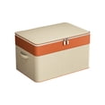 thumbnail image 1 of Double Zipper Nonwoven Clothes Storage Bag Portable Quilt Organizer for Closet and Moving, 1 of 6