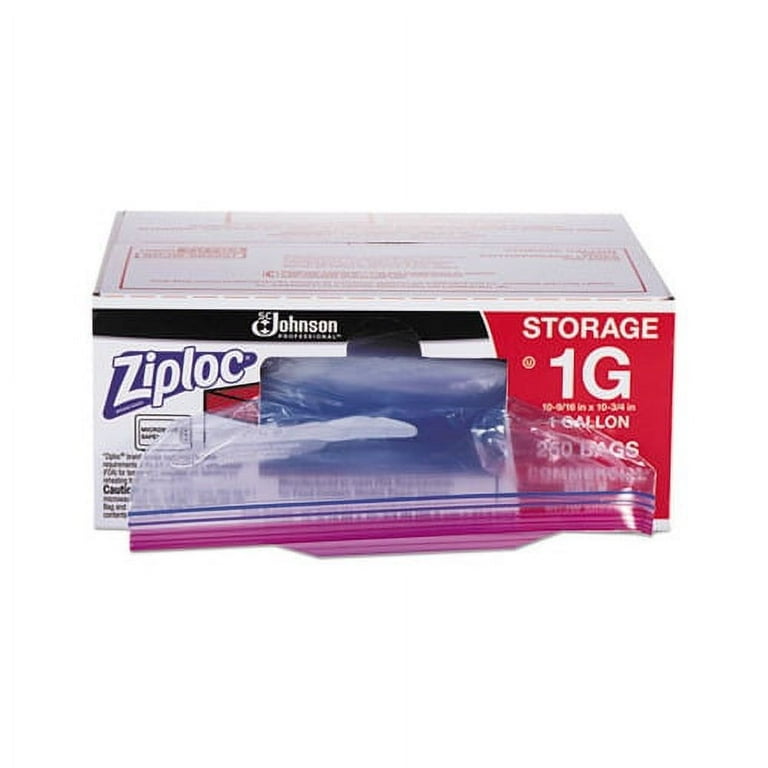 Double Zipper Storage Bags, 1 gal, 1.75 mil, 10.56 Double Zipper Storage Bags, 1 gal, 1.75 mil, 10.56