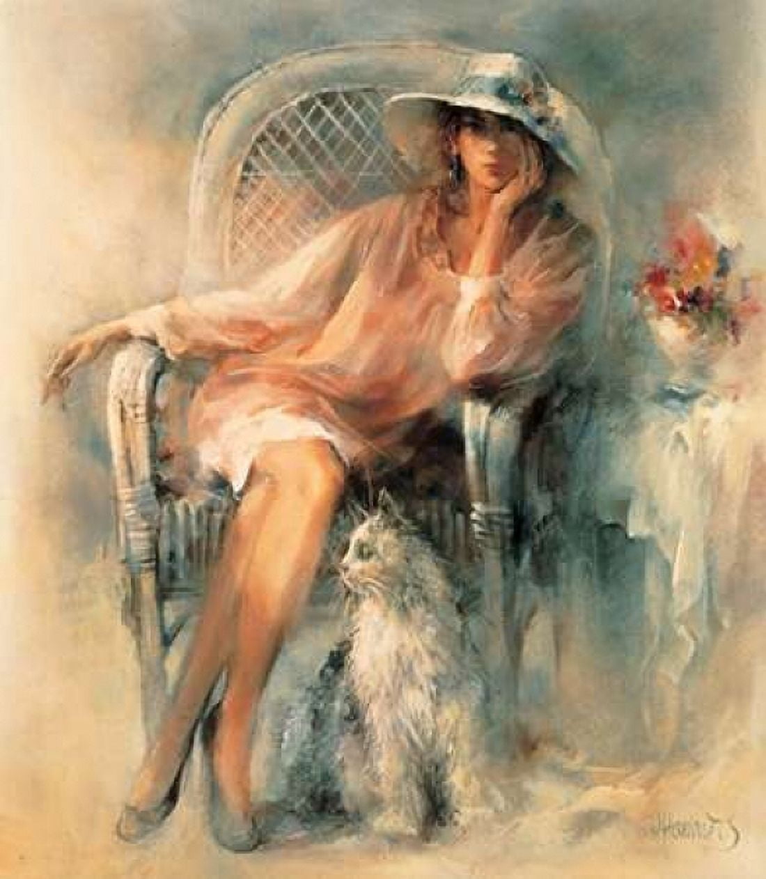 Double beauty Canvas Art - Willem Haenraets (24 x 24)