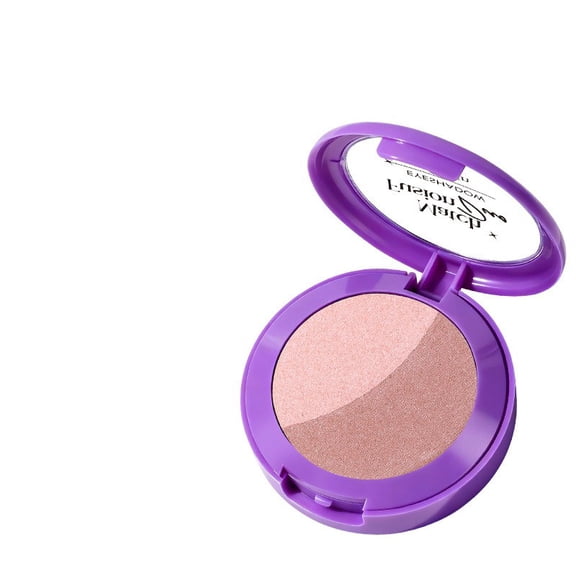 Double color eye shadow, high pigment eye makeup palette, matte shimmer metal eye shadow powder, waterproof and durable color eye makeup