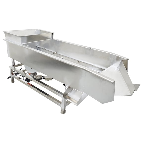 Double-decker Vibrating Screen Two Motors Electric Linear Vibrating Sifter Body without Screen