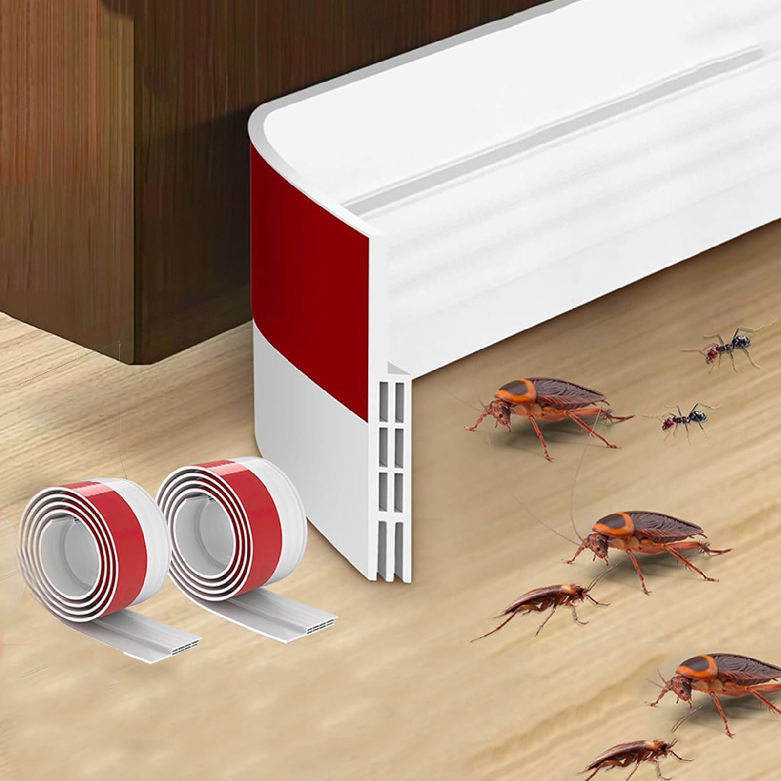 Double for Doors Door Stopper For Bottom Of Door Door Sweep For Bottom