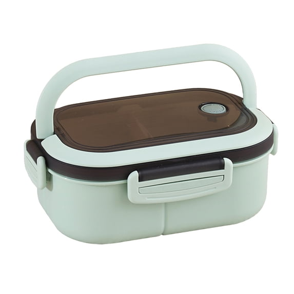 Double-layer Bento Box with Compartments, Microwave-safe Lunch Box, Divided Meal Prep Container with Separators, Portable Food Storage Container, Leakproof