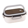 thumbnail image 1 of Double-layer Bento Box with Compartments, Microwave-safe Lunch Box, Divided Meal Prep Container with Separators, Portable Food Storage Container, Leakproof, 1 of 6