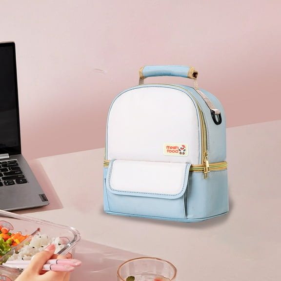 Double-layer Large-capacity Insulation To Keep Cold Backpack Milk Bottle Insulation Bag Double Layer Mother And Baby Bag Fresh Storage Milk Ice Packs, Home Essentials