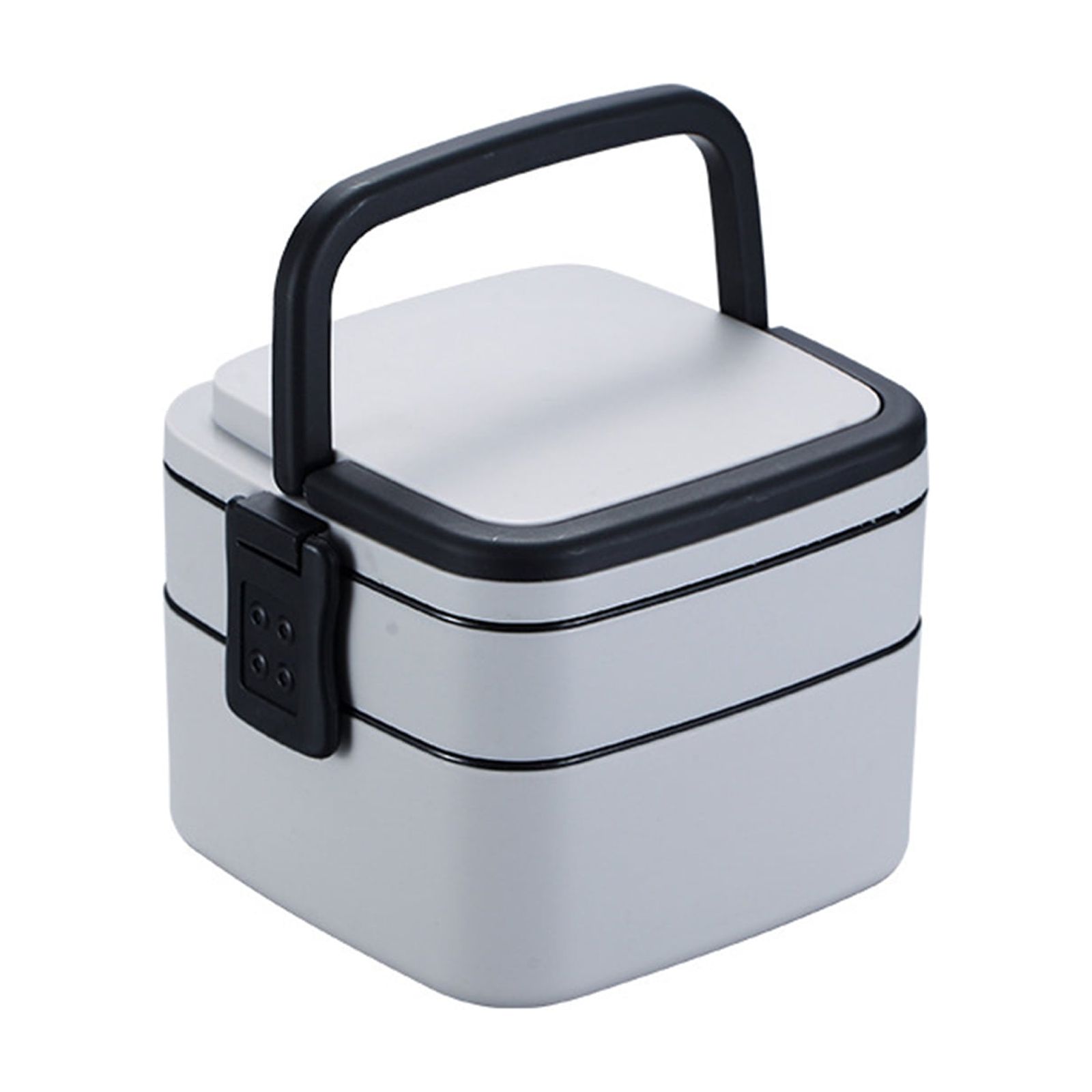 Doublelayer Lunch Box Portable Sealed Compartmented Lunch Box