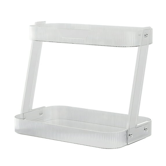 Bathroom Countertop Organizer Clear Counter Storage Shelf for Bathroom and Kitchen