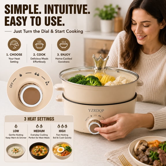 Double-layer electric cooker 28