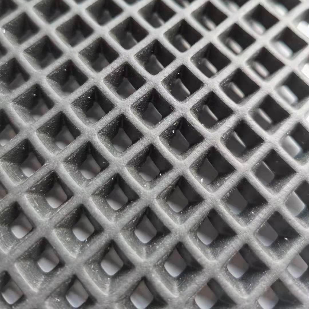 Doublelayer foldable cat litter pad washable pet square hole leakage