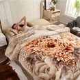 thumbnail image 1 of Double layers Raschel Mink Blankets Spring Winter Soft Warm Faux Fur Throw Blankets Heavy Fluffy Weighted Blankets, 1 of 9