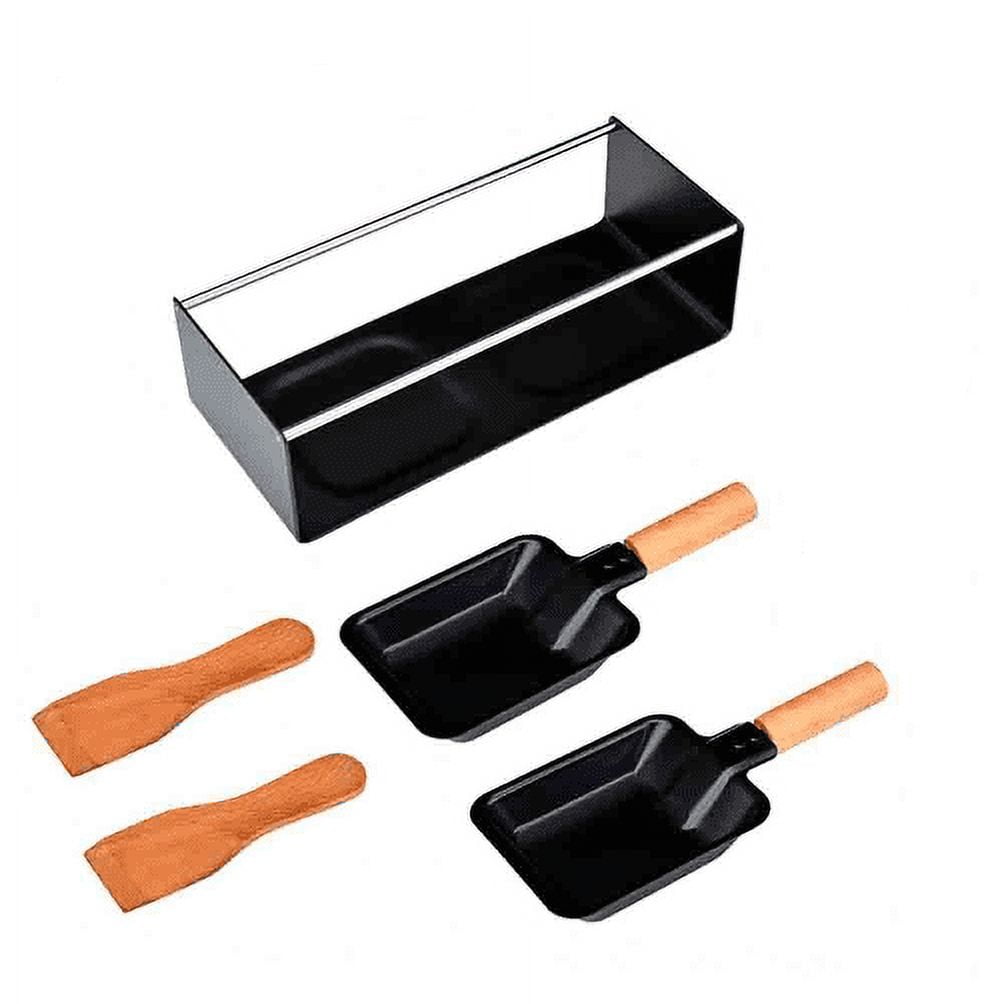 Double plate candle cheese melting set suitable for home and camping