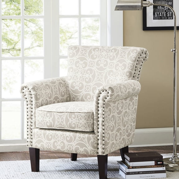 Double rows of nail accents - Foam comfort improvement - Conservatory use - Solid wood legs