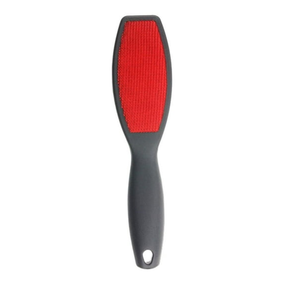 Double-Sided Hair Removal Brush, Plastic Black, 24.5x3.5x2cm, Clothing & Fabric Care Tool