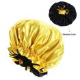 thumbnail image 1 of Double-sided Satin Night Sleep Cap Hair Bonnet Hat Head Cover w/ Elastic Band, 1 of 8