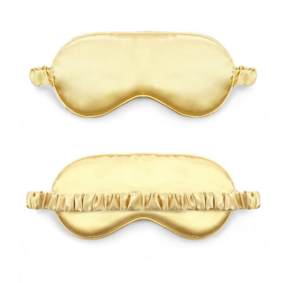 Double-sided Satin Silky travel Sleep Eye Mask Cover Padded Blindfold Smooth