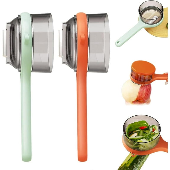 Double-sided Stainless Steel Blade Peeling Knife With Storage Box - 2025 Best Kitchen Double-Sided Stainless Steel Blade Peeler, Kitchen Peeling Tool,Fast Peeling