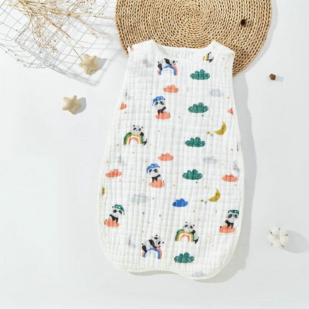 Doublesided Vesseltype Baby Sleeping Bag Baby Class Pure Cotton Gauze