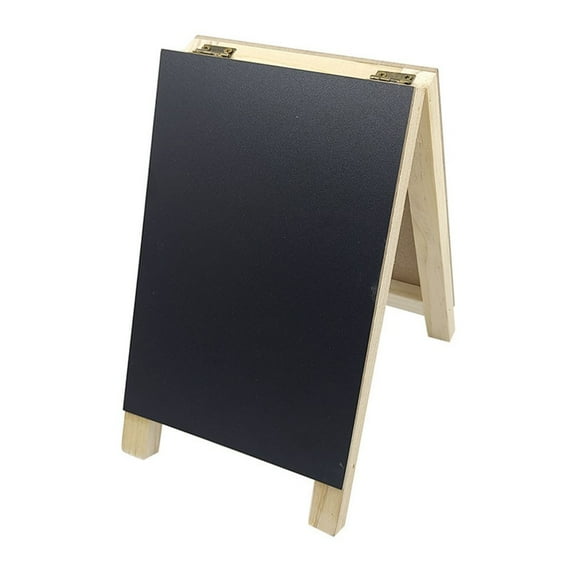 Double sided blackboard folding mobile billboard for window restaurant