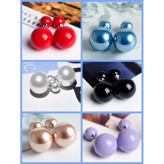 Double sided imitation pearl earrings Earrings For Women, Fashion Jewelry