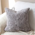 thumbnail image 1 of Double sides furry throw pillow case and insert great to snuggle C, 1 of 11
